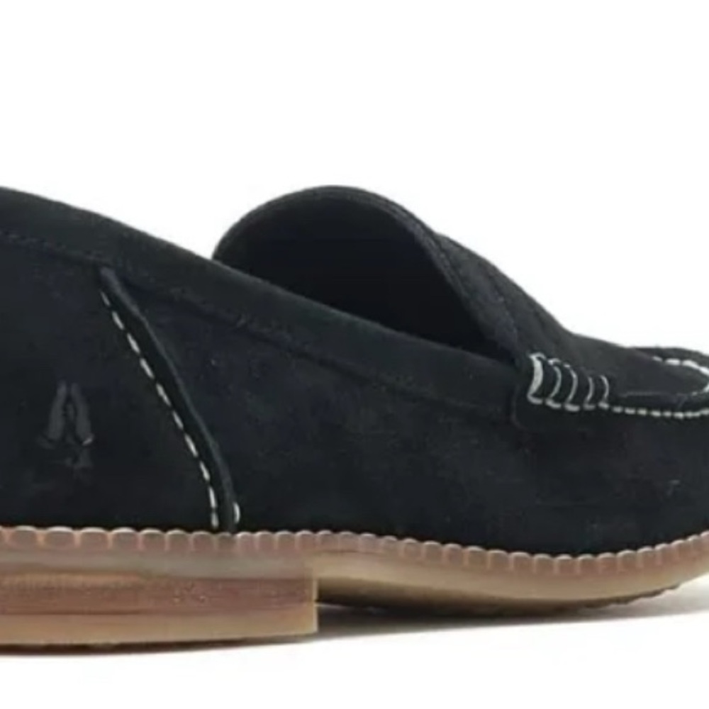 Hush Puppies Bounce Wren Black Suede Penny Loafer Sz 8 NWOB - Picture 7 of 14